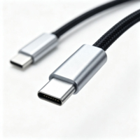 Câble de charge rapide USB C vers USB C 240W à marque privée, 1M, tressé en nylon, cordon premium pour marques européennes et américaines