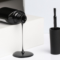 Style classique Super noir et super blanc Gel polonais OEM marque privée UV/LED ongles manucure gel art vernis à ongles