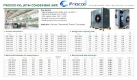 FRIOCOO R744 CO2 DC Inverter Condensatie-eenheid Koelinstallatie voor fruit, groenten en vershoudruimtes, vriescel, buitengebruik