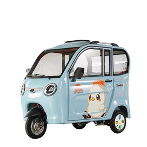 Closed Cabin Mobility Adults Used 2 Doors 3 Seats 3 Wheel Passenger Tricycle with Skylight - Product Image 6