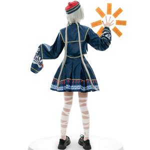 2025 nuevos estilos Halloween Anime Cosplay <span class=keywords><strong>disfraz</strong></span> Zombie <span class=keywords><strong>disfraz</strong></span> <span class=keywords><strong>diablo</strong></span> fantasma <span class=keywords><strong>maquillaje</strong></span> baile fiesta vestir - Product Image 2