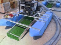 Drague d'or portable de 4 pouces à aspiration, taux de récupération de 95 %, machine d'extraction d'or fluvial avec moteur essence/diesel pour l'or alluvial