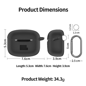 Étui pour écouteurs <span class=keywords><strong>Bluetooth</strong></span> <span class=keywords><strong>JBL</strong></span> Tune Buds 2, en silicone, à rayures diagonales colorées, antichoc, nouveau modèle 2025 - Product Image 6