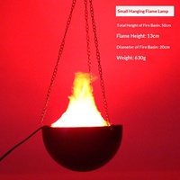 Lampe à effet de flamme LED réaliste pour la décoration de scène et de bar, style bol à feu, lumière d'ambiance, performance, éclairage de club et de scène