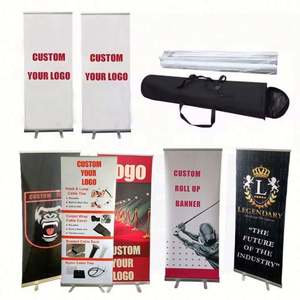 Expositor Enrollable de Aluminio - Banner Retráctil Ligero, Ajustable y Portátil, Impresión a Todo Color, Montaje sin Herramientas - Product Image 1