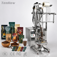 Machine d'emballage automatique compacte multifonctionnelle à vis sans fin pour le remplissage et la scellure de poudre de café, contrôlée par PLC, de qualité alimentaire