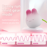 Luftdruck-Sensor-Vibrationsmassagegerät, Rabbit-Vibrator, Beinklemme mit Einstellbarer Frequenz, Klitoris-Stimulations-Masturbator