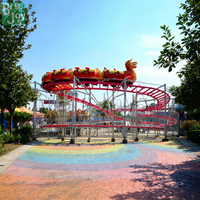Montagnes russes Dragon Glissant pour 16 Personnes, Grand Équipement de Parc d'Attractions Extérieur pour Enfants et Adultes