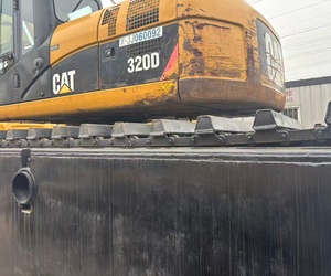 Excavatrice sur chenilles amphibie CAT 320d 20t d'occasion, couple de rotation SY245H 235kN, pelle hydraulique SR360 SR405HK. - Product Image 2