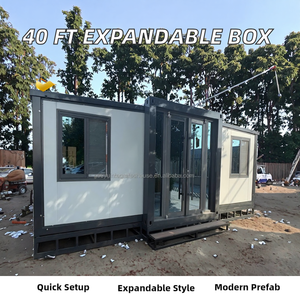 Casa Contenedor Prefabricada Plegable, Expandible, Modular, Portátil, <span class=keywords><strong>de</strong></span> 20 pies, 30 pies, 40 pies - Product Image 2