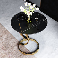 Table basse en métal durable de style industriel nordique, mobilier moderne pour salon, meubles pour la maison