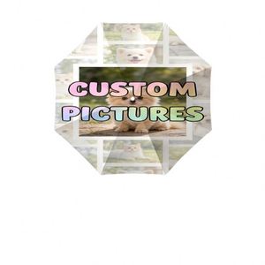 1 Parapluie pliant personnalisé avec collage photo d'animaux, sans MOQ, cadeau personnalisé avec photo de chien, commande unique - Product Image 2