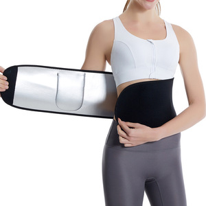 Cinturón Adelgazante Abdominal, Cinturón de Sauna Absorbente de Sudor, Moldeador de Cintura con Bolsillo para Teléfono, Tecnología de Iones de Plata - Product Image 1