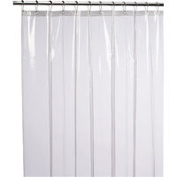 Rouleau de feuille de PVC souple transparent d'épaisseur personnalisée, film de PVC souple en plastique pour rideau de porte