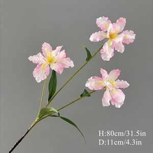 Flores Artificiales Realistas de <span class=keywords><strong>Iris</strong></span> de 3 Cabezas, Alta Simulación, Decoraciones para Bodas, Arreglos Florales, Hogar, Hotel, Venta al Por Mayor - Product Image 3