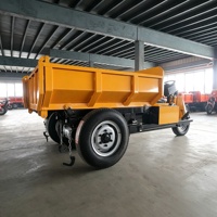 Mini-dumper électrique robuste de 3 tonnes, faible bruit, longue autonomie, pour le transport de minerai dans les tunnels et les carrières