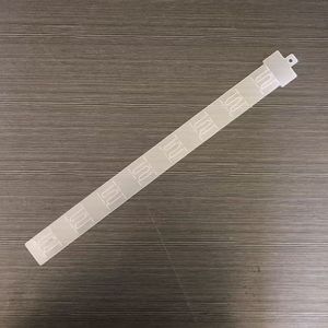 Semi-rigid <b>Plastic</b> PP Hanging <b>Strips</b> with 8 Hooks on Both Sides - Product Image 1