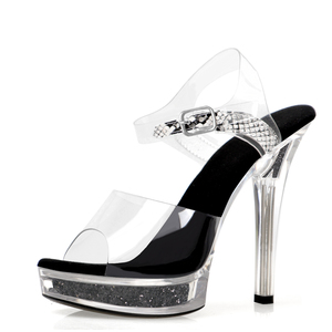 13cm Sexy talons hauts haute plate-forme exotique pôle danse Costumes Strip-tease lit romantique glisser danse à la mode chaussures pour femmes - Product Image 5