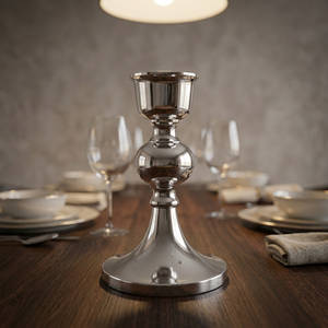 Porte-bougie en aluminium - Décoration d'intérieur artisanale durable - Product Image 3