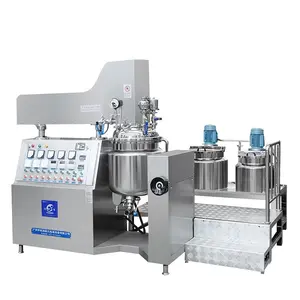 Yuxiang Machines 100L Emulgator Mixer Homogenizer Crème/Shampoo/Gel Vacuüm Emulgerende Mixer