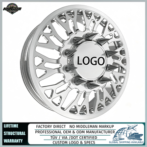 Jantes en alliage forgé sur mesure JTX Forged <span class=keywords><strong>LOTUS</strong></span> Dually, 22-30 pouces, 10x285, pour camions lourds Ram 3500 4500 5500, <span class=keywords><strong>4x4</strong></span> HD - Product Image 1
