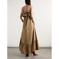 Robe en mousseline de soie d'été vintage pour femmes Taille XL Col carré Doublure à bretelles spaghetti Impression numérique Motifs en nylon