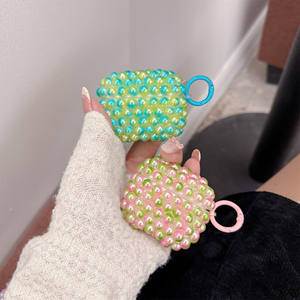 Dernières filles écouteurs accessoires breloques faites à la main femmes perle Design housse pour <span class=keywords><strong>Airpods</strong></span> Pro 2 3 <span class=keywords><strong>Airpods</strong></span> 3 4 - Product Image 6
