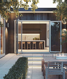 ประตูบานเฟี้ยมอลูมิเนียมสามบาน ดีไซน์กริด พร้อมกรอบอลูมิเนียม ลดราคาสุดฮอต - Product Image 6