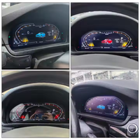 Harga Pabrik Panel Instrumen LCD Otomotif untuk BMW 5Series F10 2011-2017 Dashboard Digital Speedometer Menjaga Informasi Mobil Asli