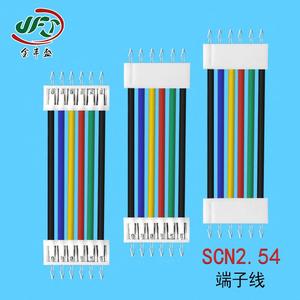 JFY SCN2.54 Terminal Wire 6 Pin Colored PVC Insulated Tinned Copper Wire Harness For PCB Connection - Product Image 1
