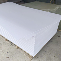 Feuille acrylique blanche de qualité supérieure de 1220x2440mm Feuilles de polystyrène blanc pour boîtes à lumière coupées à la taille