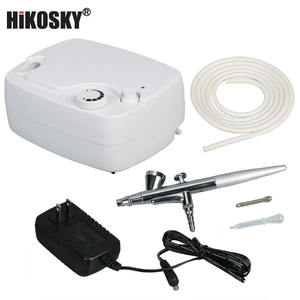 ชุดเครื่องพ่นสีสำหรับแต่งหน้าแบบมืออาชีพ เครื่องพ่นสีแบบแอร์บรัช ชุดอุปกรณ์แอร์บรัชสำหรับตกแต่งเค้กและทำเล็บ - Product Image 5