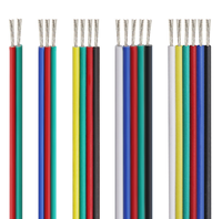 Kabel Ekstensi Listrik PVC 2/3/4/5/6pin 12V 20 AWG untuk Lampu LED Strip, Lampu LED, Speaker Mobil, Otomotif
