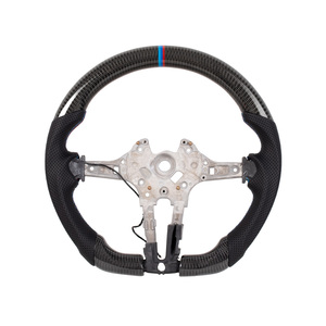 Volante de fibra de carbono <span class=keywords><strong>BMW</strong></span> personalizado, parte superior redonda, parte inferior plana, para volante F30 - Product Image 1