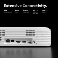 Proyector Wupro G3 Mini en Existencia en la UE, Relación de Contraste de 1000:1, 600 Lúmenes ANSI, Proyector 1080p, Cine en Casa, Proyector Inteligente Android
