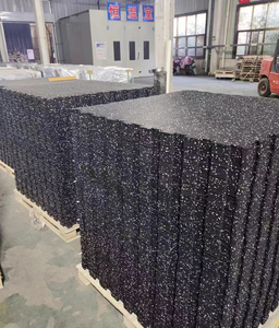 <span class=keywords><strong>Tapis</strong></span> de sol en caoutchouc insonorisé et absorbant les chocs <span class=keywords><strong>Tapis</strong></span> de tir silencieux et antidérapant <span class=keywords><strong>Tapis</strong></span> adapté à la salle de sport - Product Image 2