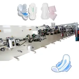 Wisper pad ladies disposable fully automatic customized cherish rael maternity sanitary napkin women making machine
