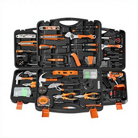 Ensemble d'outils électriques polyvalents 20V avec embouts en acier et clés à fourche, coffret rigide inclus pour l'entretien et les réparations domestiques