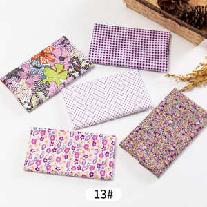 5 pièces/sac 50X50cm petits faisceaux de flore <span class=keywords><strong>tissu</strong></span> de coton Fat Quarter pour bricolage - Product Image 6