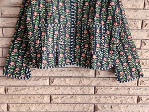 Women's Winter Type Handmade Quilted Cotton Coat Indian Block Print Boho Women Coat, Gift For Her Great Price - Product Image 5