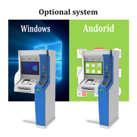 Kiosque de sol multifonctionnel pour administrations, terminal de paiement à écran tactile avec distributeur de cartes et imprimante