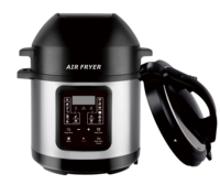 Autocuiseur électrique 2 en 1 d'une capacité de 6l avec friteuse à air