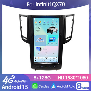 HFMidia Radio con Pantalla Vertical de 13.8 Pulgadas, Unidad Principal Multimedia con Bluetooth para Infiniti QX70 2007-2019, Reproductor de Auto con CarPlay Inalámbrico - Product Image 2