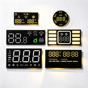 Autocollant de commutation à membrane personnalisé OEM, contrôleur de barbecue à granulés, écran LED 7 segments imprimé pour animaux de compagnie, affichage lumineux - Product Image 1