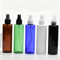 Botol PET Hitam 200ml, Botol Isi Ulang PET Putih Kosong dengan Kepala Semprot Kabut Halus, Wadah Semprot Lotion QY2802-200
