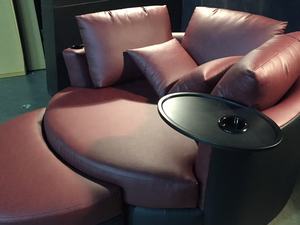 Sofá-Cama Redondo VIP para Cinema com Puff, Poltrona Reclinável para Lazer - Product Image 3