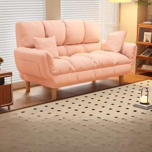 Ensemble de canapé sectionnel inclinable moderne et <span class=keywords><strong>simple</strong></span>, <span class=keywords><strong>lit</strong></span> <span class=keywords><strong>simple</strong></span> pliable avec tissu doux Tatami pour appartement, salon, chambre à coucher - Product Image 4