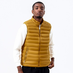 Men's Casual Waterproof Sleeveless Golf Bodywarmer Quilted Vest Softshell Padding Warm Filling Outer Wear <strong>Waistcoat</strong> - Product Image 5
