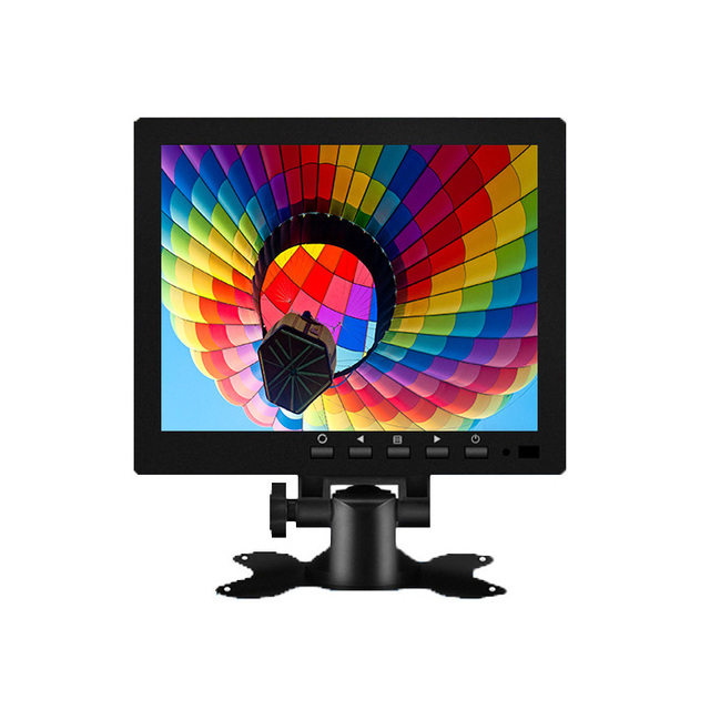8 Inch IPS 1024*768 Monitor with BNC HD-MI AV VGA USB Input for Car CCTV DVR Microscope