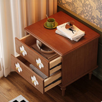 Aparador de madera de diseño moderno, armario de almacenamiento para dormitorio con función de armario de herramientas, mesita de noche